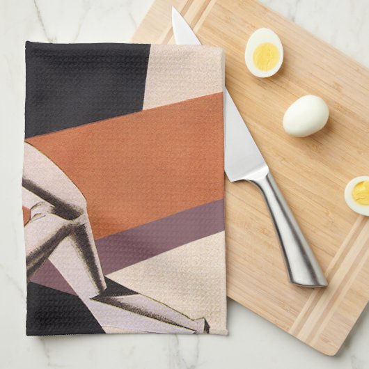  bedrijven, Art Deco-producten en textiel Theedoek (Quarter Fold)