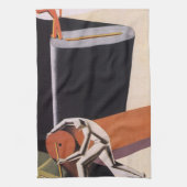  bedrijven, Art Deco-producten en textiel Theedoek (Verticaal)