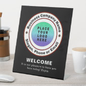 Bedrijven Bedrijf Professionele Logo Personalisere Reclamebord Met Voetstuk (Insitu)