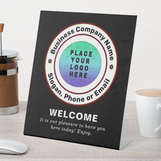 Bedrijven Bedrijf Professionele Logo Personalisere Reclamebord Met Voetstuk (Insitu)