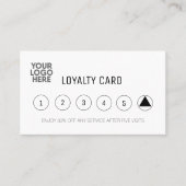 Bedrijven Bedrijven voegen Logo Professional White Klantenkaartje (Voorkant)