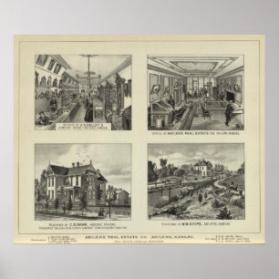 Bedrijven en voorzitterschappen, Abilene, Kansas Poster