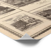 Bedrijven in Charles City, Davenport Poster (Hoek)