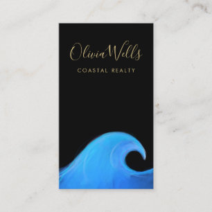 Bedrijven in de waterverf Ocean Wave Coastal Real  Visitekaartje