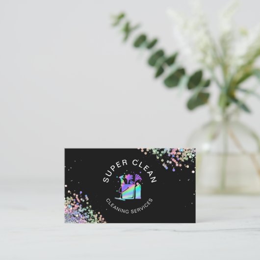 Bedrijven met professionele holografen voor het sc visitekaartje (Staand voorkant)