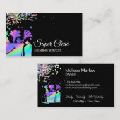 Bedrijven met professionele holografen voor het sc visitekaartje (Voorkant / Achterkant)