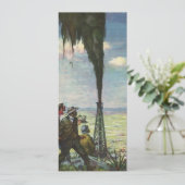  bedrijven, oliepieken met werknemers (Staand voorkant)