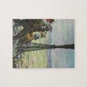  bedrijven, oliepieken met werknemers legpuzzel (Horizontaal)