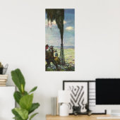  bedrijven, oliepieken met werknemers poster (Thuiskantoor)