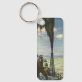  bedrijven, oliepieken met werknemers sleutelhanger (Voorkant)