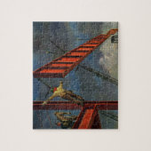  bedrijven, werknemers in de staalbouw legpuzzel (Verticaal)