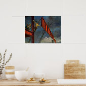  bedrijven, werknemers in de staalbouw poster (Keuken)