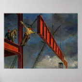  bedrijven, werknemers in de staalbouw poster (Voorkant)