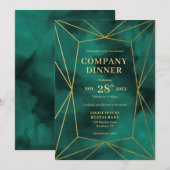 Bedrijvendinner Kaart (Voorkant / Achterkant)