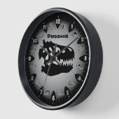 Bedrock Gray Dinosaur Wall klok (Hoek)