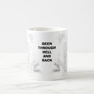 BEDROEG DOOR HELL EN TERUG KOFFIEMOK
