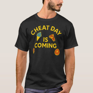 Bedrogdag Komt Grappig Etenliefhebber Fitness T-shirt