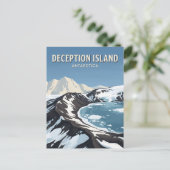 Bedrogseiland Antarctica Briefkaart (Staand voorkant)
