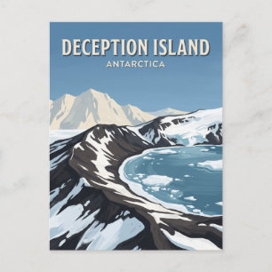 Bedrogseiland Antarctica Briefkaart
