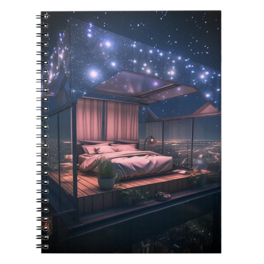 Bedroom aan de hemel notitieboek (Voorkant)