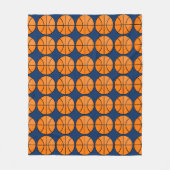Bedroom Basketball Sportbank Cadeaus Fleece Deken (Voorkant)