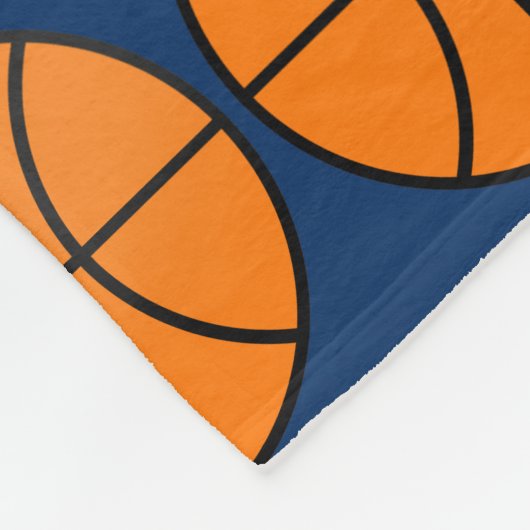 Bedroom Basketball Sportbank Cadeaus Fleece Deken (Hoek)
