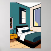 Bedroom - Canvas Art Print (Voorkant)