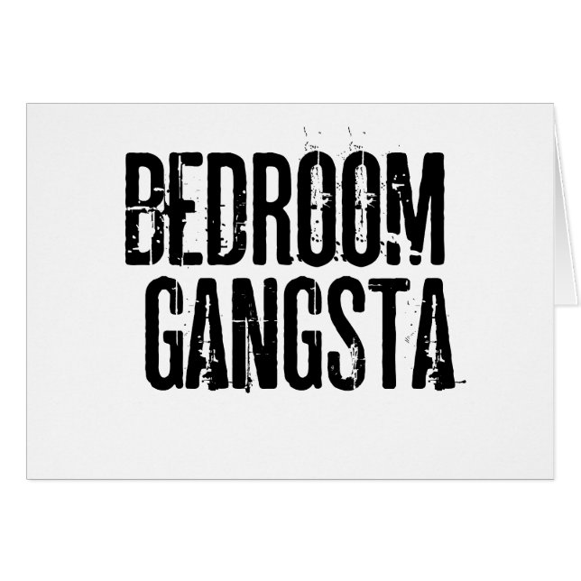 Bedroom Gangsta (Voorkant Horizontaal)