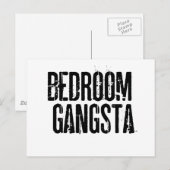 Bedroom Gangsta Briefkaart (Voorkant / Achterkant)