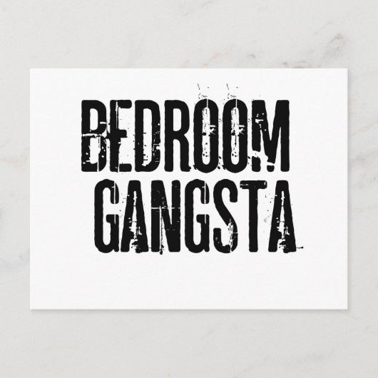 Bedroom Gangsta Briefkaart (Voorkant)