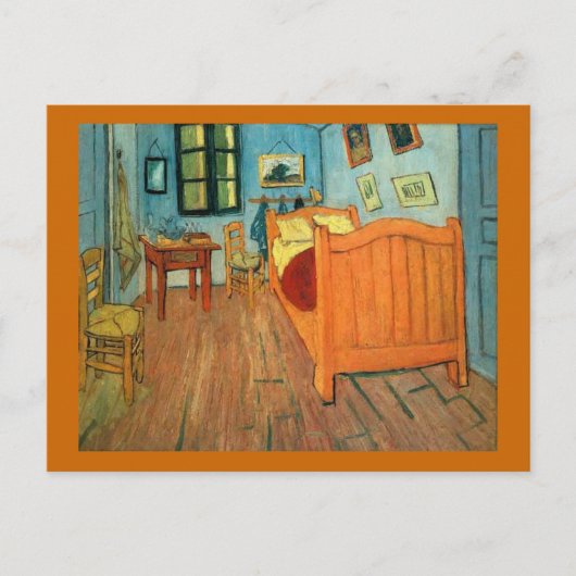 Bedroom in Arles door Vincent Van Gogh Briefkaart (Voorkant)