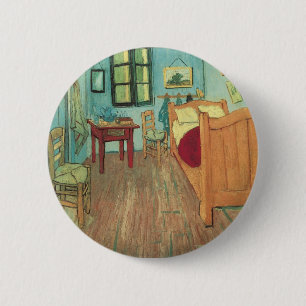 Bedroom in Arles door Vincent van Gogh Ronde Button 5,7 Cm