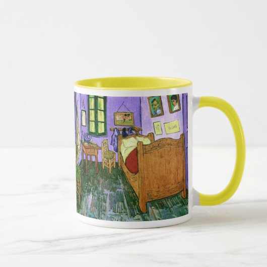 Bedroom in Arles (F483) Van Gogh Fine Art Mok (Rechts)