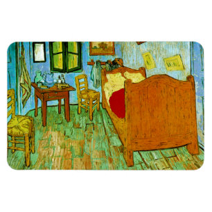 Bedroom in Arles (F484)Van Gogh Fine Art Magneet