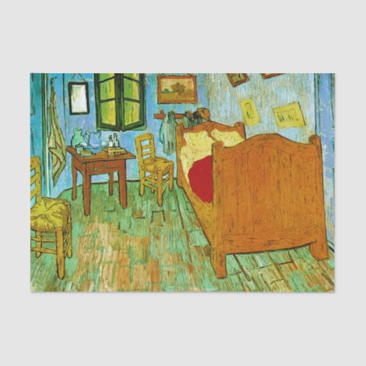 Bedroom in Arles (F484) Van Gogh Fine Art Tissuepapier (Voorkant)