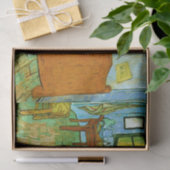 Bedroom in Arles (F484) Van Gogh Fine Art Tissuepapier (Geschenk)