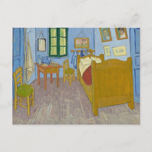 Bedroom in Arles, Vincent Van Gogh Briefkaart (Voorkant)