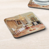 Bedroom in de Grand Trianon (foto) Bier Onderzetter (Linkerzijde)