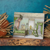 Bedroom in de Renaissance-stijl (kleurenlitho) Fotoplaat (Zijkant)