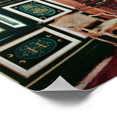 Bedroom van Henri II en Diane de Poitiers Poster (Hoek)