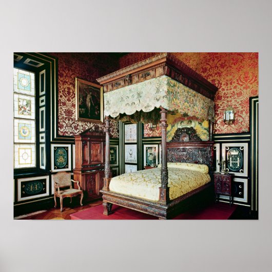 Bedroom van Henri II en Diane de Poitiers Poster (Voorkant)