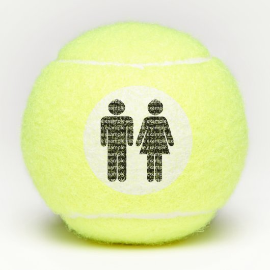 bedrucken tennisballen (Voorkant)