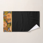 BEDRUKBEDROOM VAN HET ORANJE, ZWART GOUD ROOS BAD HANDDOEK (Handdoek)