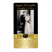 BEDRUKT LINT 30e Jubileum Photo Wine Label (Voorkant)