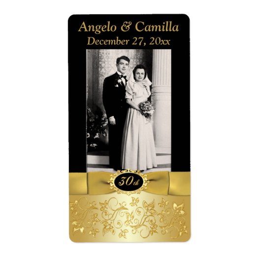 BEDRUKT LINT 30e Jubileum Photo Wine Label (Voorkant)