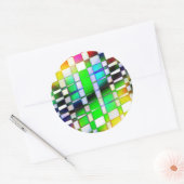 bedrukt ronde sticker (Envelop)