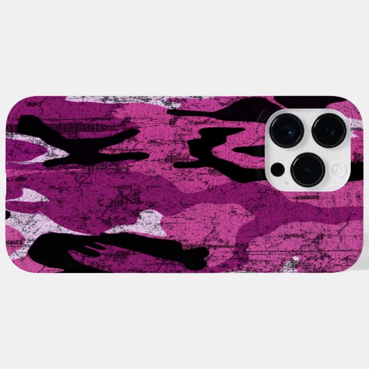 Bedrukt Roze Camo Case-Mate iPhone Case (Achterkant (horizontaal))