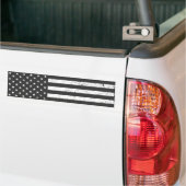 Bedrukte Amerikaanse Vlag II Bumpersticker (Op Truck)