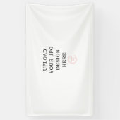 Bedrukte banner feest decoratie (Verticaal)