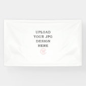 Bedrukte banner feestdecoratie (Horizontaal)